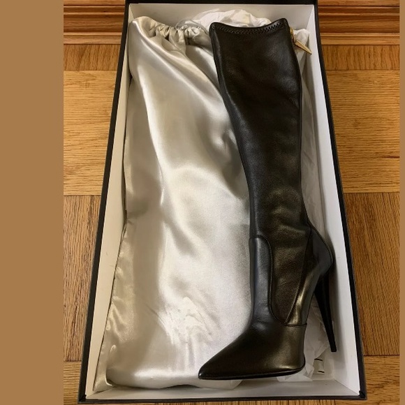 Giuseppe Zanotti Ester 110 Leather Knee Boots 37 - Picture 6 of 7